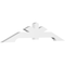 Ekena Millwork Vanguard Architectural Grade PVC Gable Bracket, 96"W x 20"H x 4"D x 6"F, 5/12 Pitch GBP096X20X0406VAN00 - alternate 1